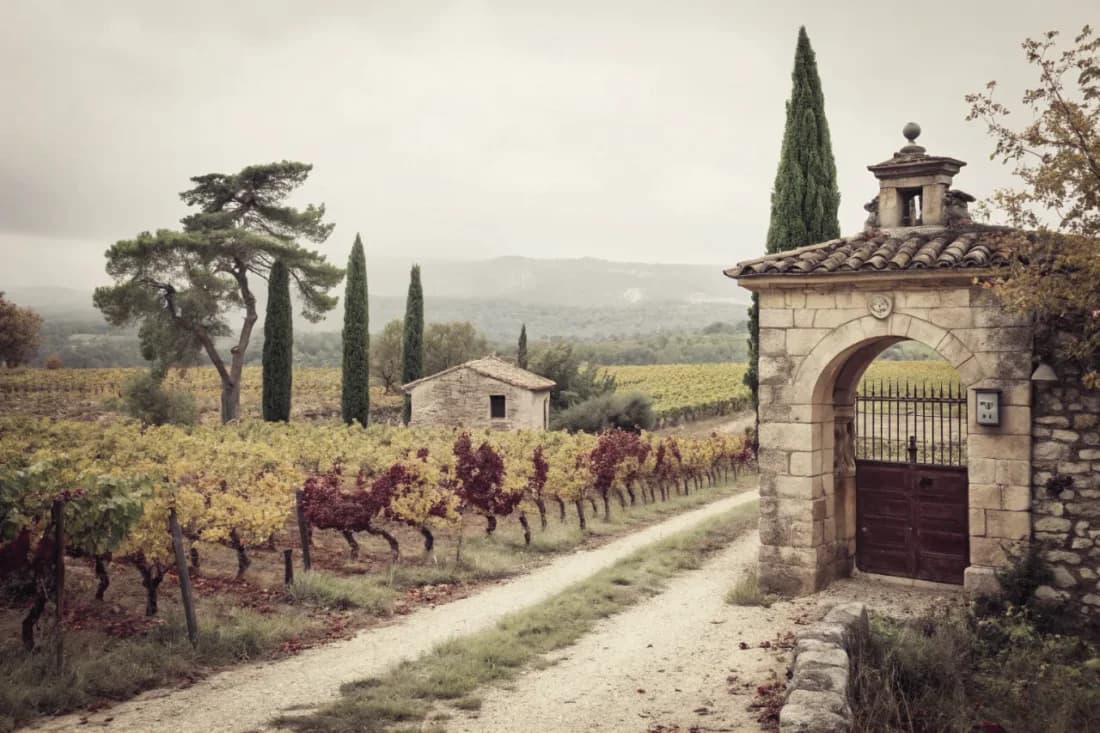 Vineyards of Château Vignelaure