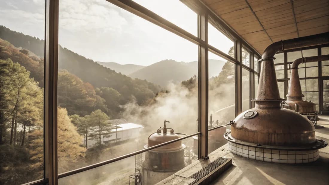 The Fuji Gotemba distillery