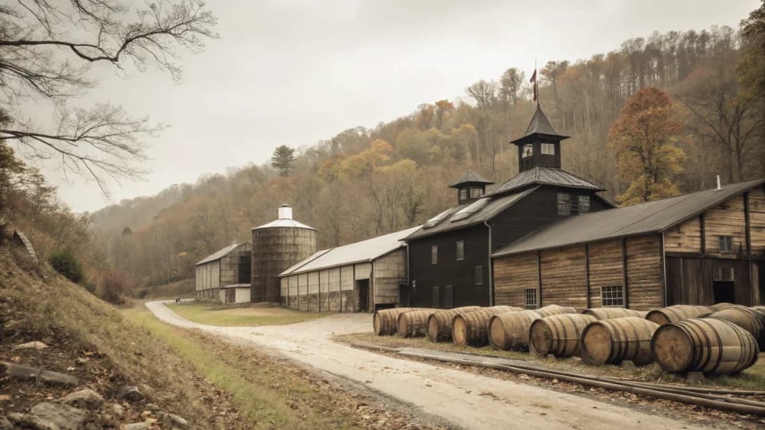 The Jack Daniel's distillery