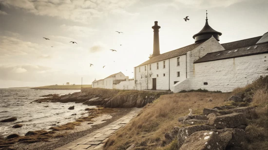 The Lagavulin distillery