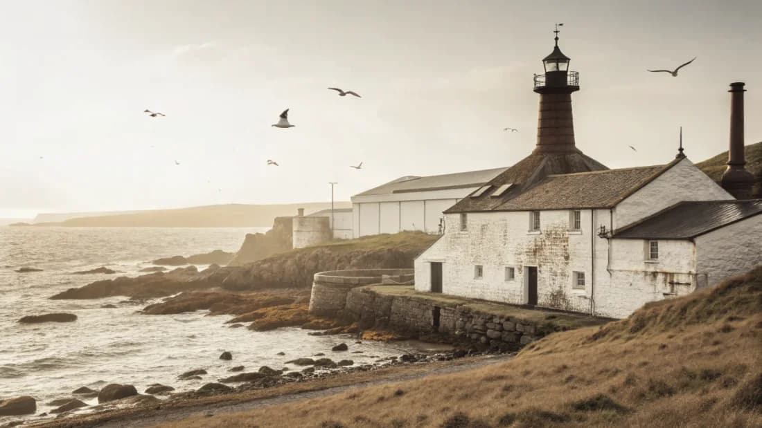 The Laphroaig distillery