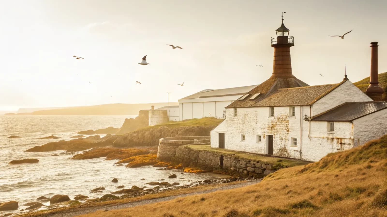 The Laphroaig distillery