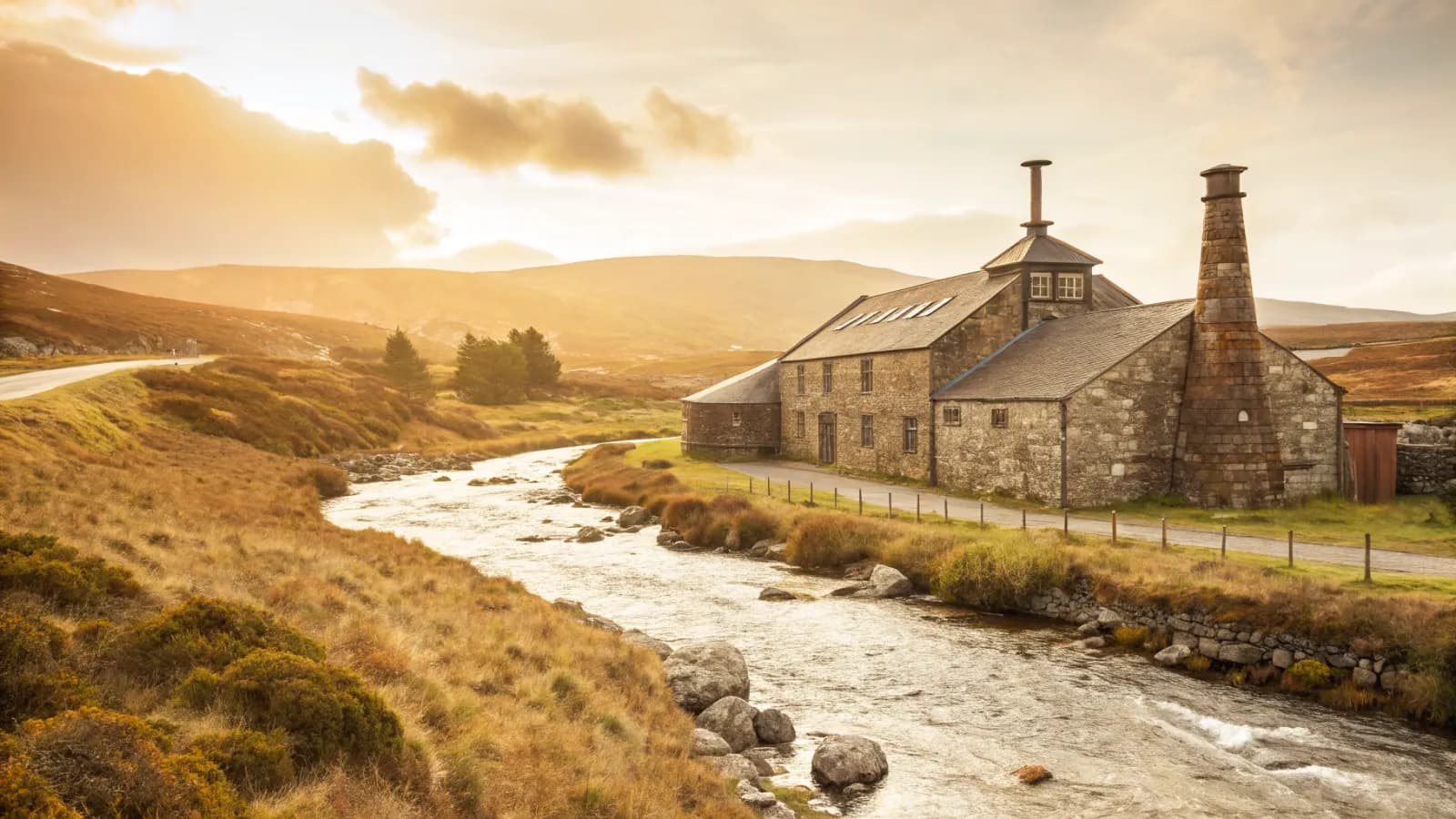 The Tomatin distillery