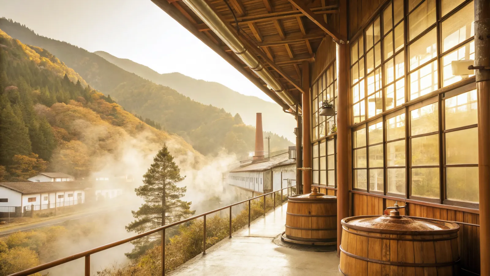 The Yamazaki distillery