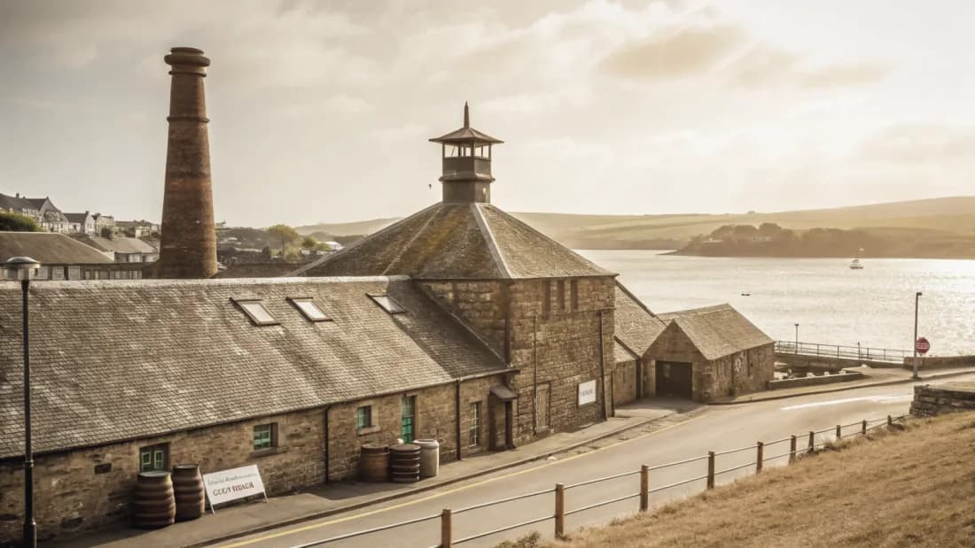 The Glen Scotia distillery
