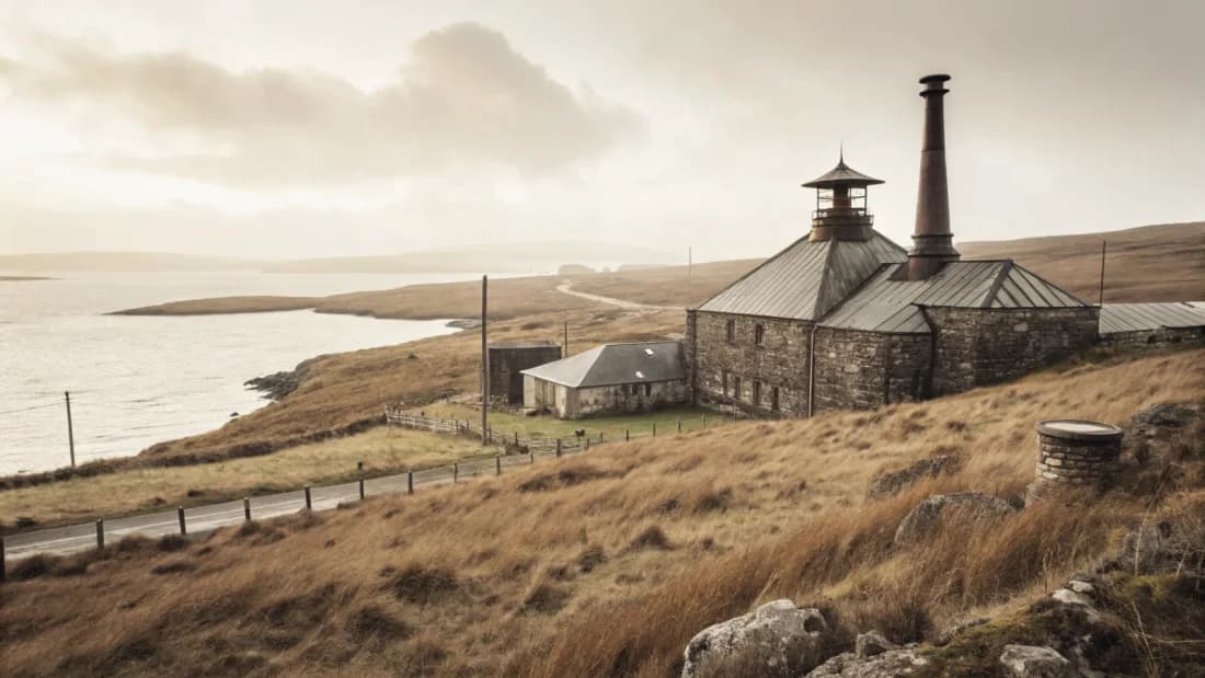 The Highland Park distillery